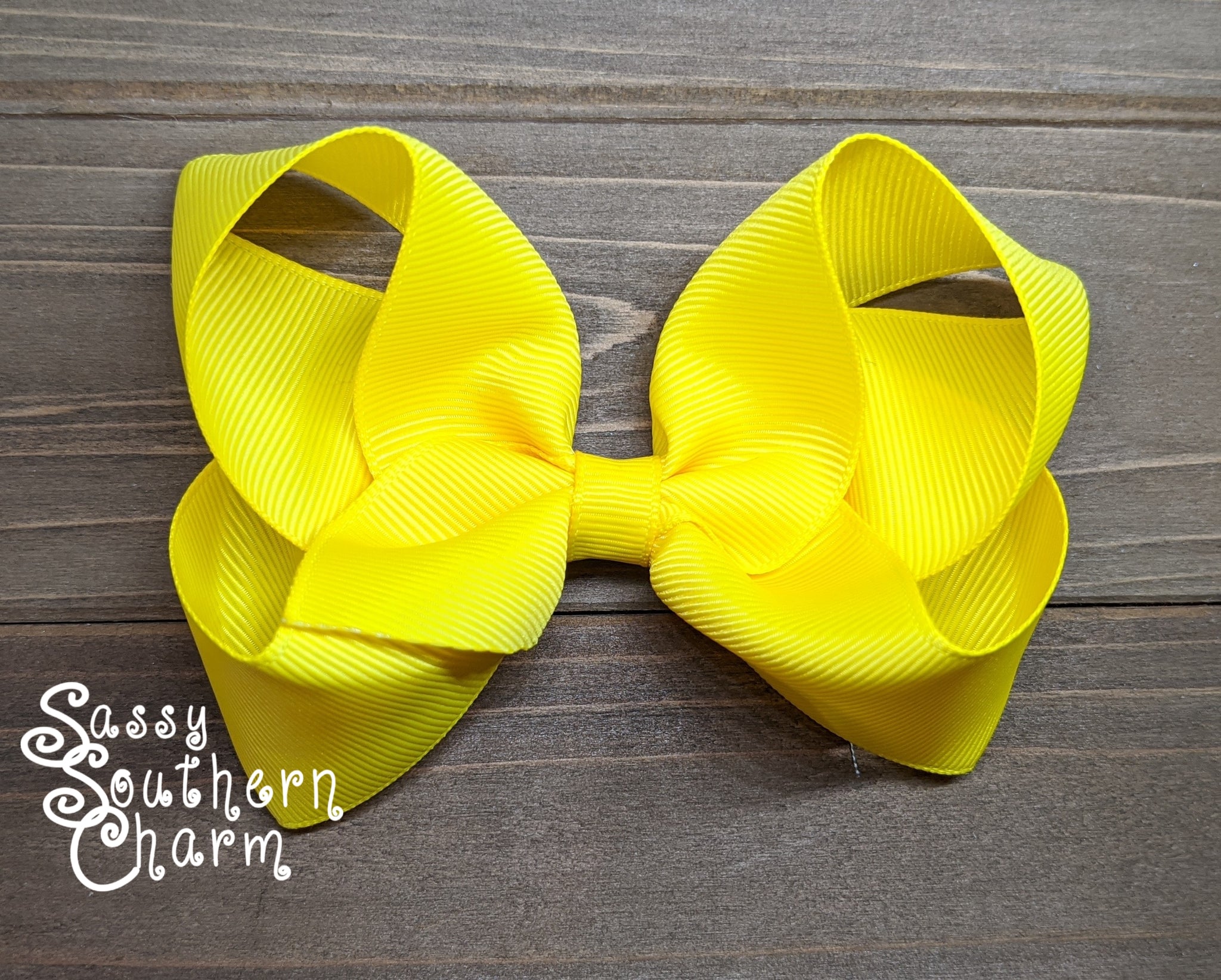 Yellow Boutique Bow